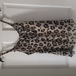 Leopard printed tank